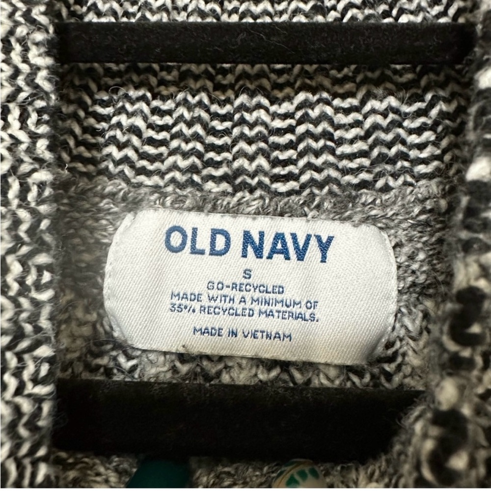 Old Navy Fair Isle Nordic Mock Neck Sweater Women S Gray - Picture 5 of 7